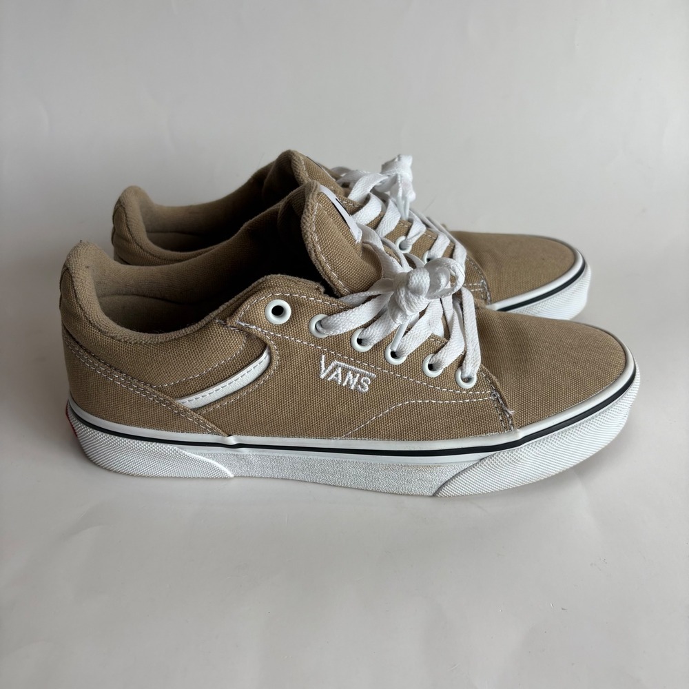 Vans‎ Filmore Tan Canvas Low Top Skate Shoes Sneakers Mens 7 - Picture 3 of 11